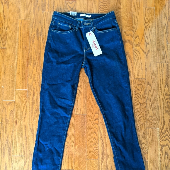 NWT New with tags Levi's high rise dark indigo skinny jeans 721 - Picture 2 of 8